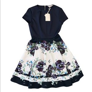 Ted Baker Enchantment Skater Dress - NWT